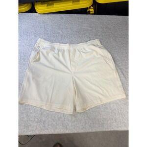 VRST Mens 7‎ Inch All-In Unlined Short Cream White Small VRST-F25-JK-TRN11 NWT